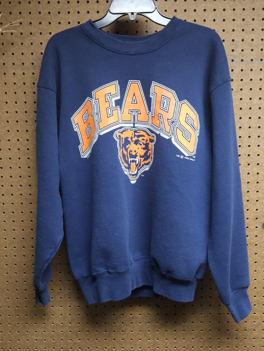 Vtg. 1980s NFL Chicago Bears Crewneck Sweatshirt USA Fruit of Loom Football Sz L